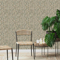 DUTCH WALLCOVERINGS Carta da Parati Phoenix Verde e Beige 442596