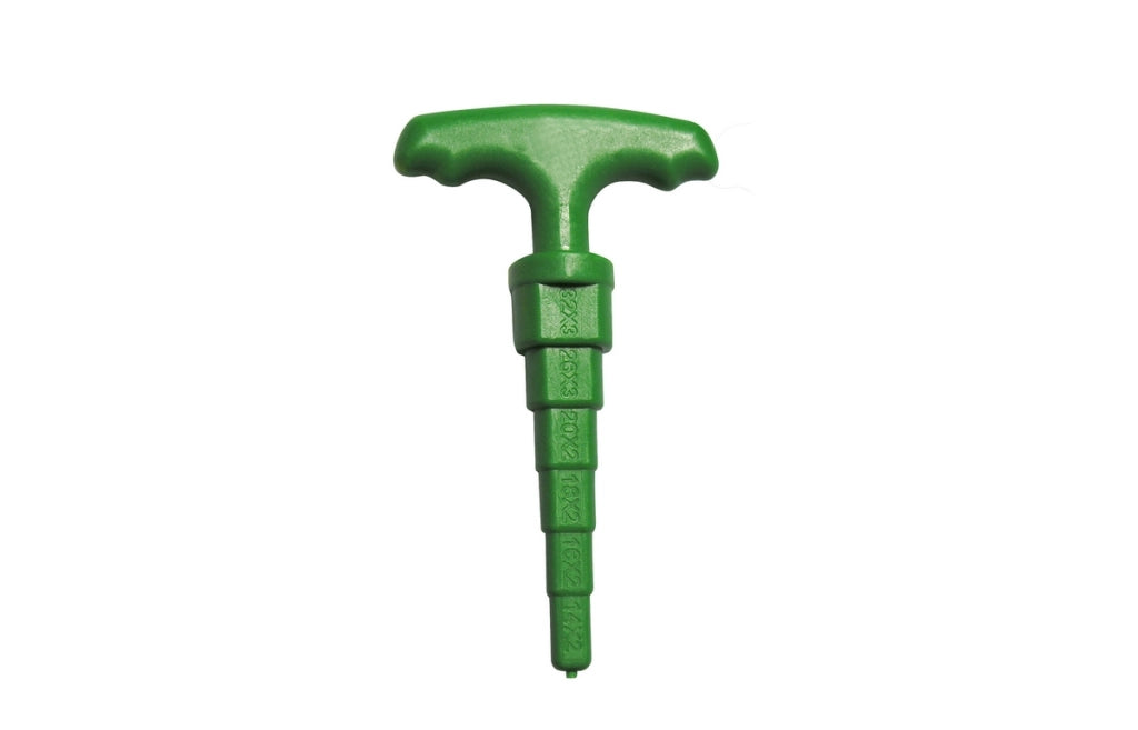 SBAVATORE UNIVERSALE VERDE PER TUBO MULTISRATO PVC- 32 - 14- IKARO- pezzi 1