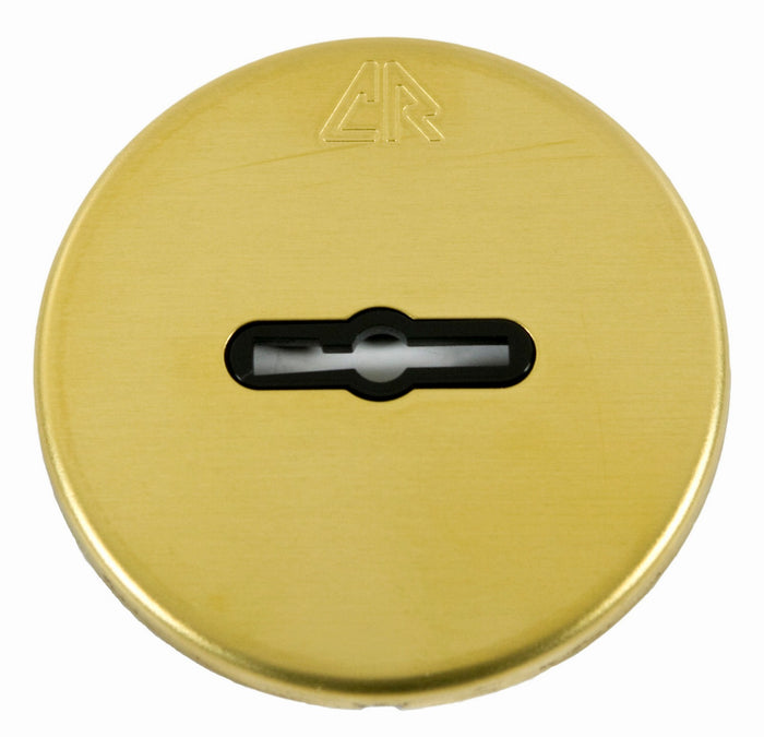 c.r. art. 30 bocchette per serrature con supporto+viti con finitura dorata cod:ferx.5412