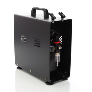 Compressore da aerografo AF186A con serbatoio aria, un cilindro 4 bar e spegnimento automatico