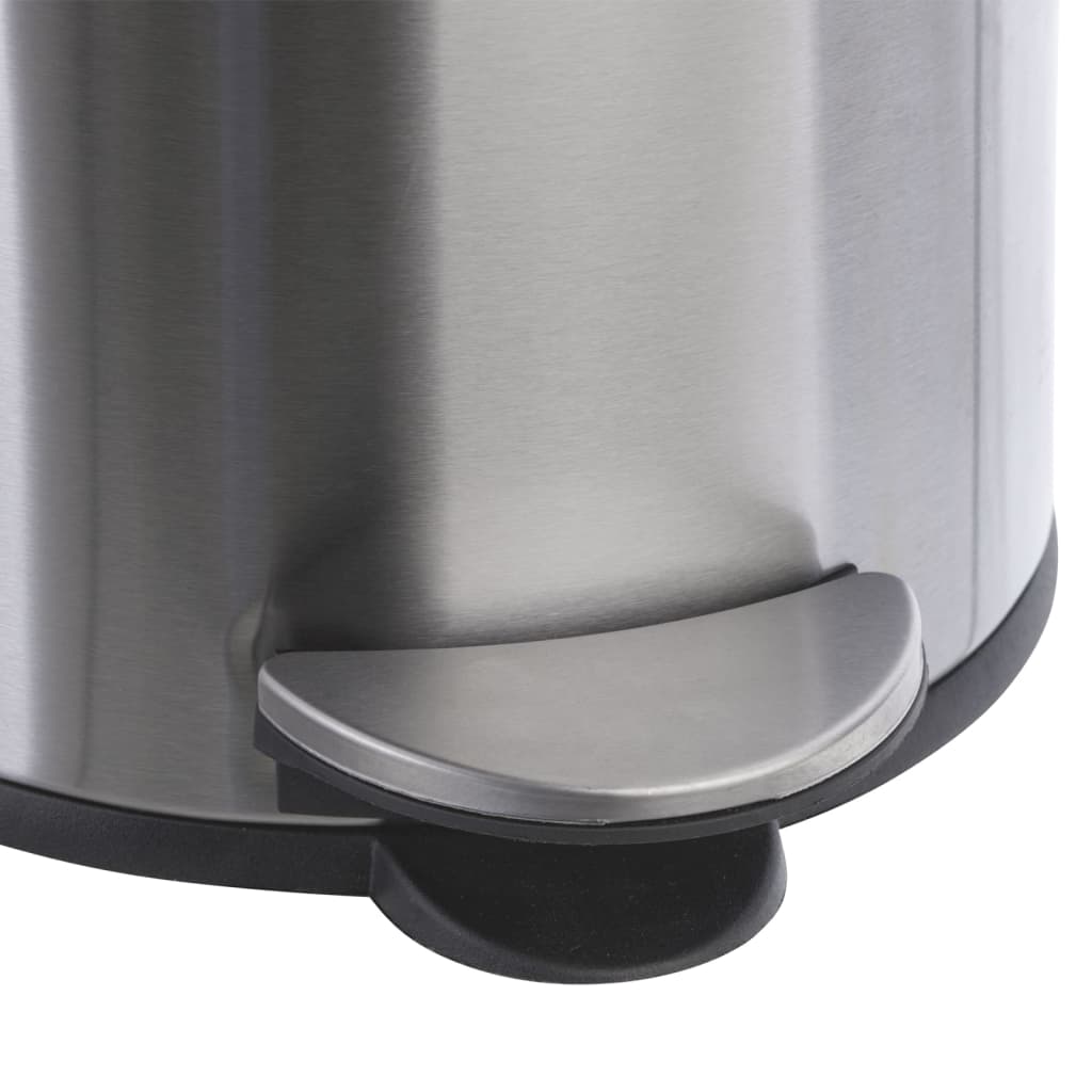 Practo Home Cestino a Pedale 30 L Acciaio Inox Opaco 446142