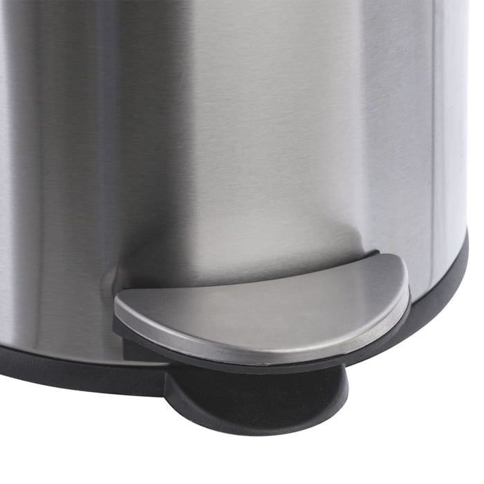 Practo Home Cestino a Pedale 30 L Acciaio Inox Opaco 446142