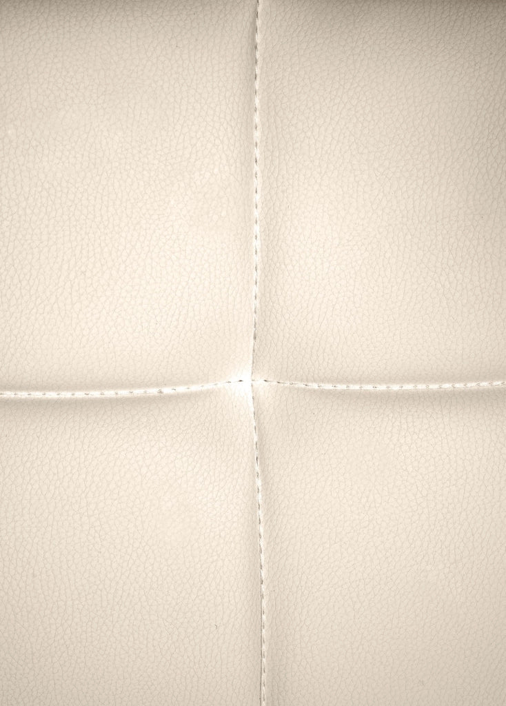 Sedia Visitatore Canada B in Similpelle crema