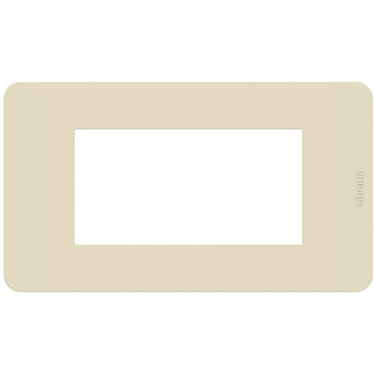 Placca Bticino MatixGO Tones 4 moduli avorio JA4804TI