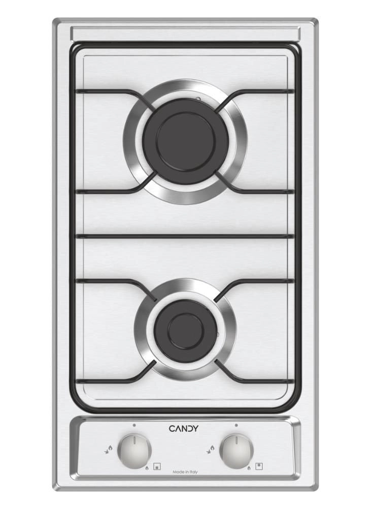 Candy Idea CHW23X Acciaio inox Da incasso 28.8 cm Gas 2 Fornello(i)