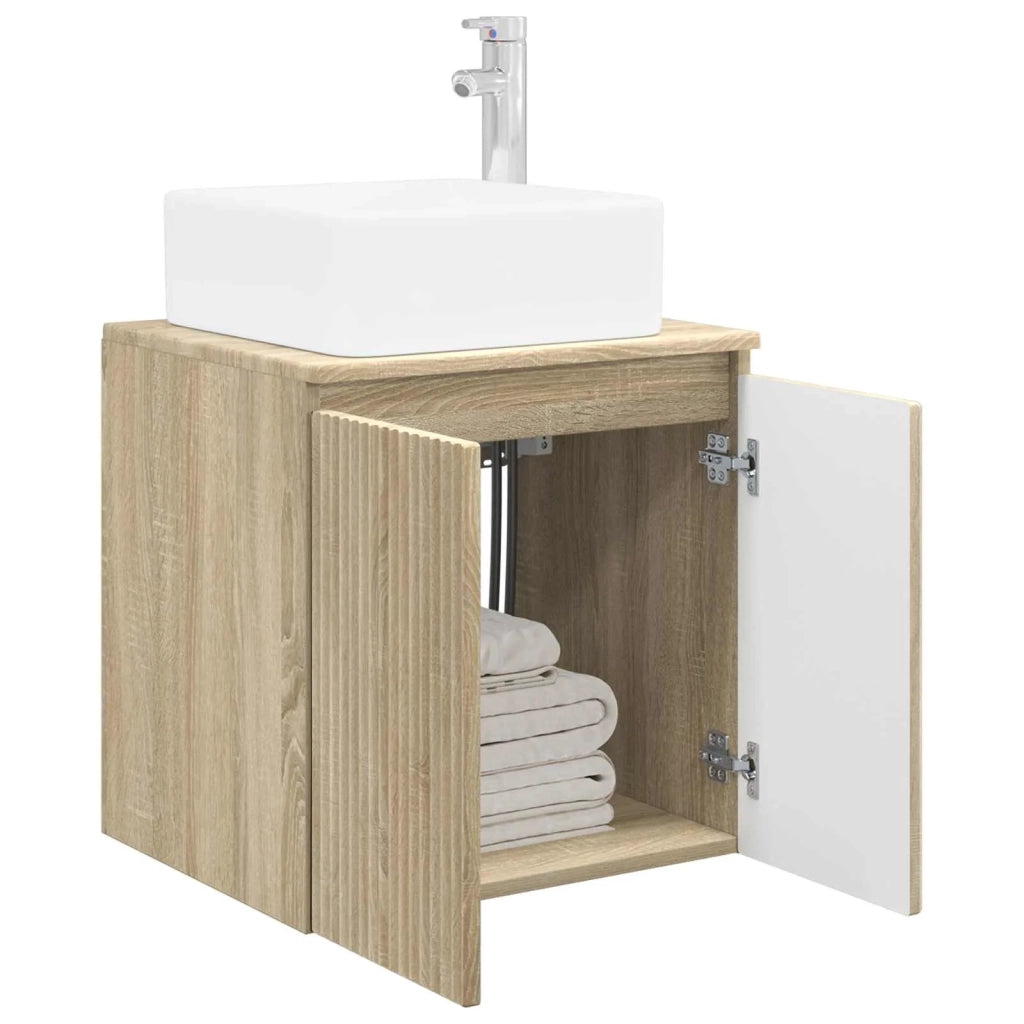 Mobile Lavabo da Parete Rovere Sonoma 49,5 x 41 x 63 cm 890404