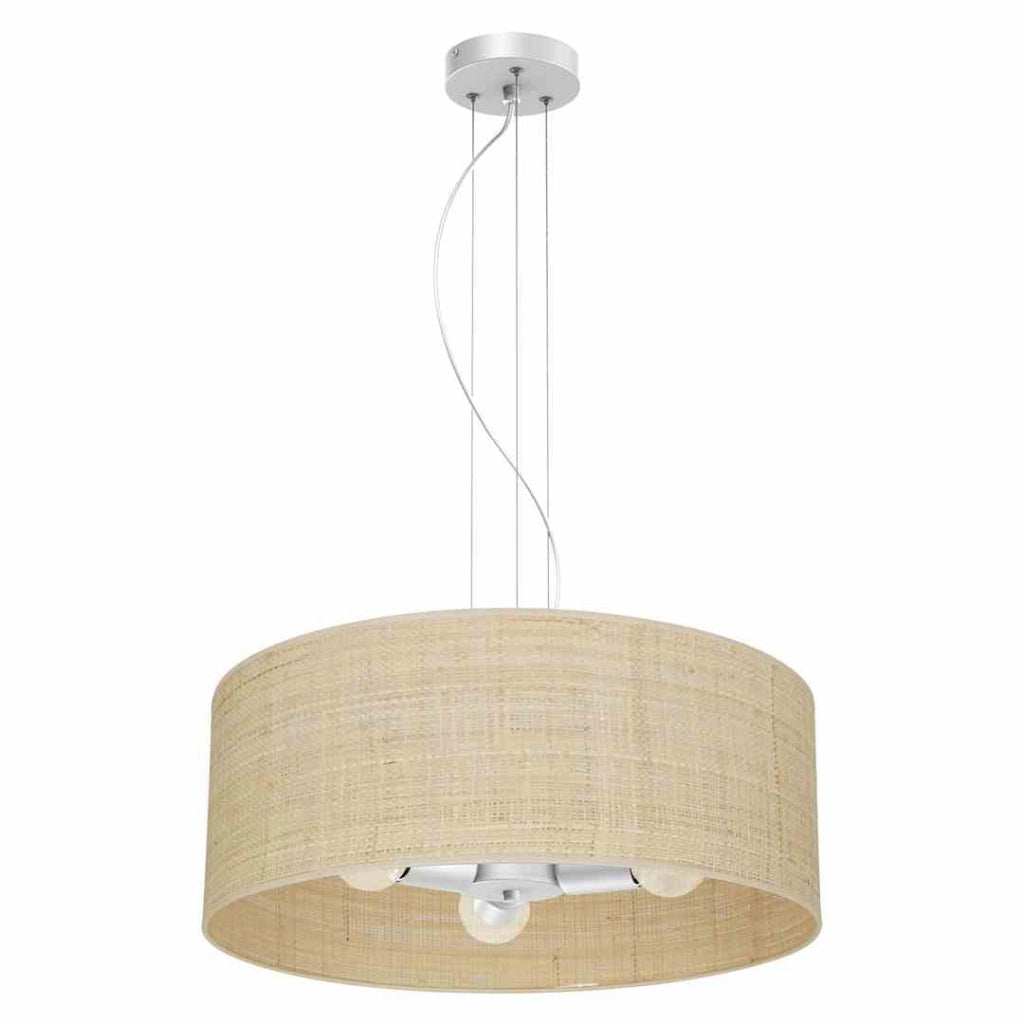 Lampadario sospensione Milagro Marshall MLP7490 Ø50 rattan