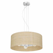 Lampadario sospensione Milagro Marshall MLP7490 Ø50 rattan
