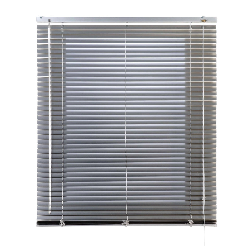 Tende Veneziane in Alluminio con Corda Autobloccante, Argento 75x250