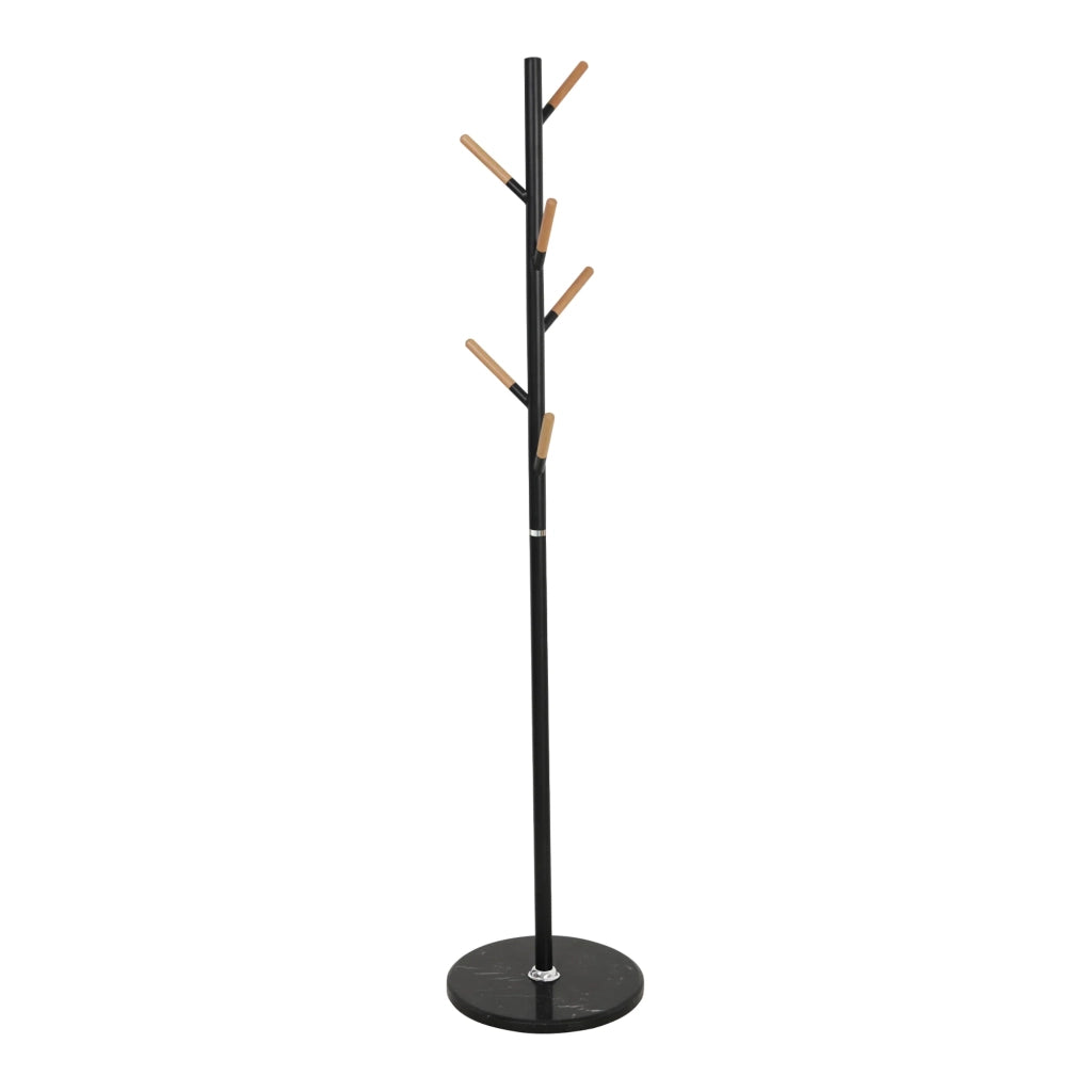 Appendiabiti da ingresso di design 172 x 37 cm acciaio nero 03_0010382