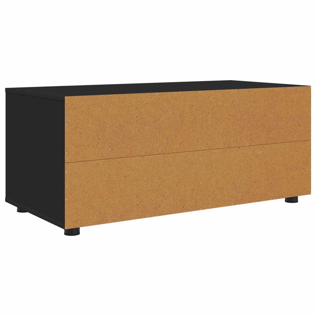 Mobile TV con cassetto Nero 100 x 48 x 43 cm Legno multistrato 888928
