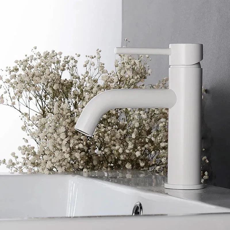 Rubinetto Da Lavabo Rea Lungo White Low