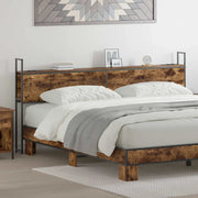 vidaXL Testata contenitore Rovere fumo 200 cm Legno multistrato