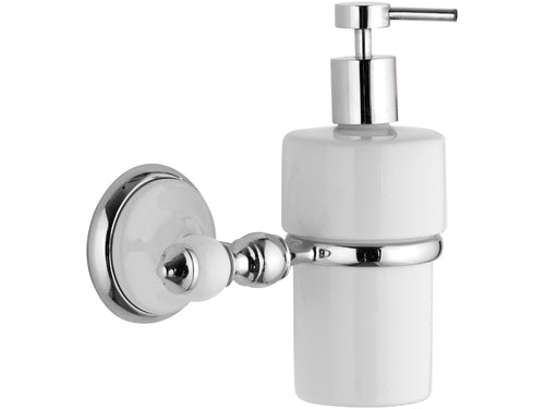 Dispenser in ceramica bianco - serie epoca