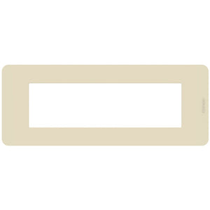 Placca Bticino MatixGO Tones 7 moduli avorio JA4807TI