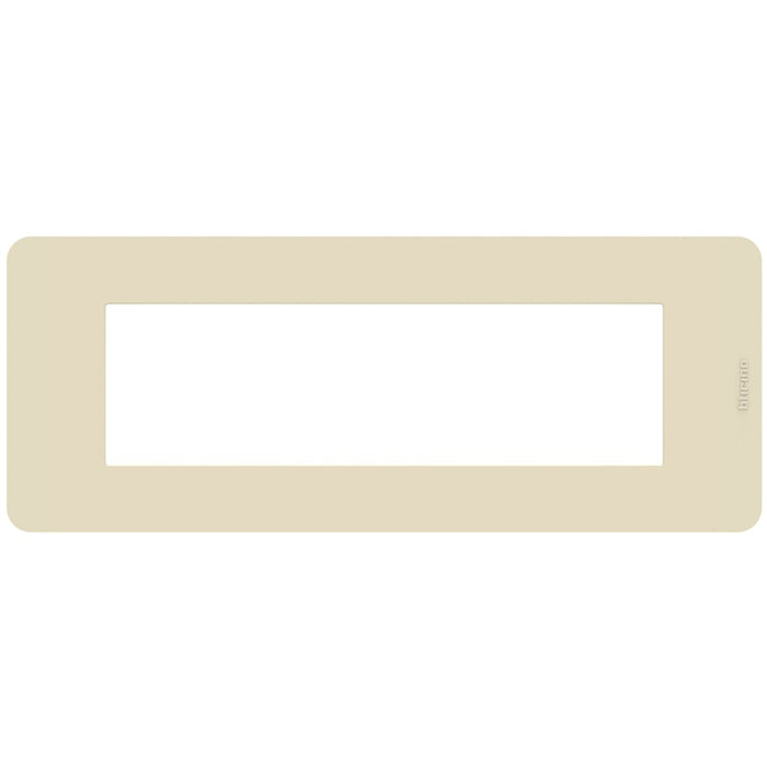 Placca Bticino MatixGO Tones 7 moduli avorio JA4807TI