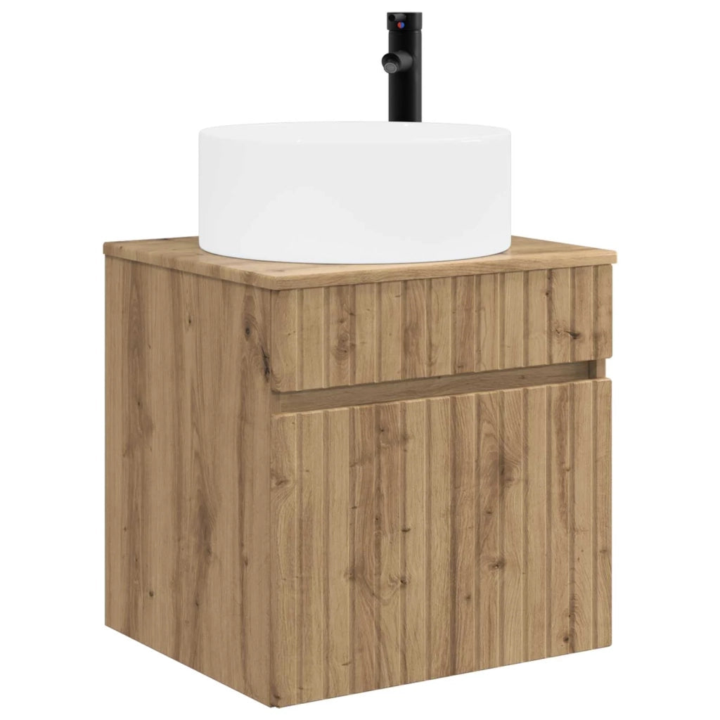 Set di Armadi da Bagno 4 pcs Rovere Artigianale 3406670