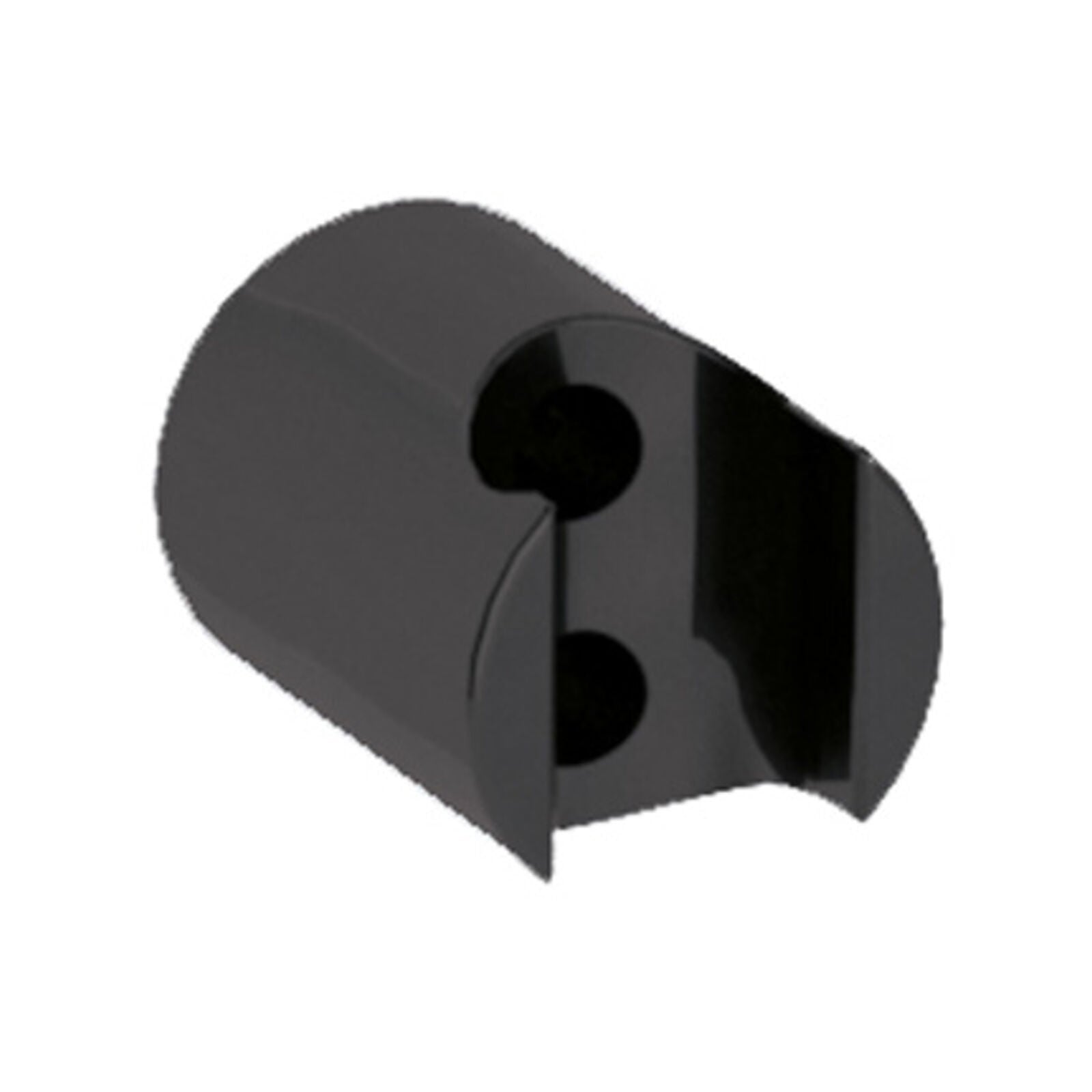 Lineabeta - Supporto a muro per doccetta cromo Docia nero