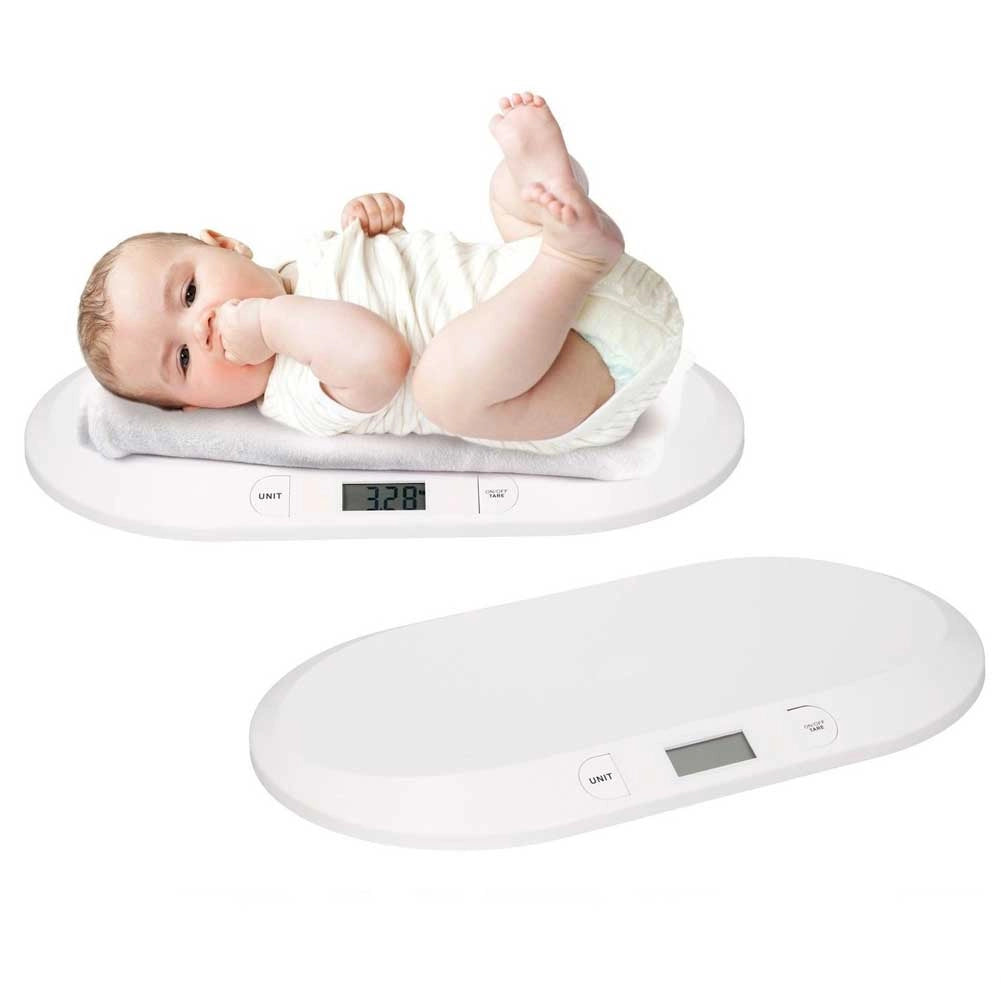 Bilancia Bambini Neonati Bilancia Digitale Pesa Neonato Peso Massimo 20kg Bianco