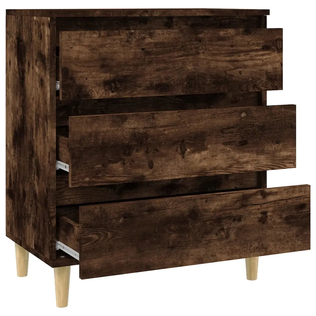 Credenza Rovere Fumo 60x35x70 cm in Legno Multistrato cod mxl 27235