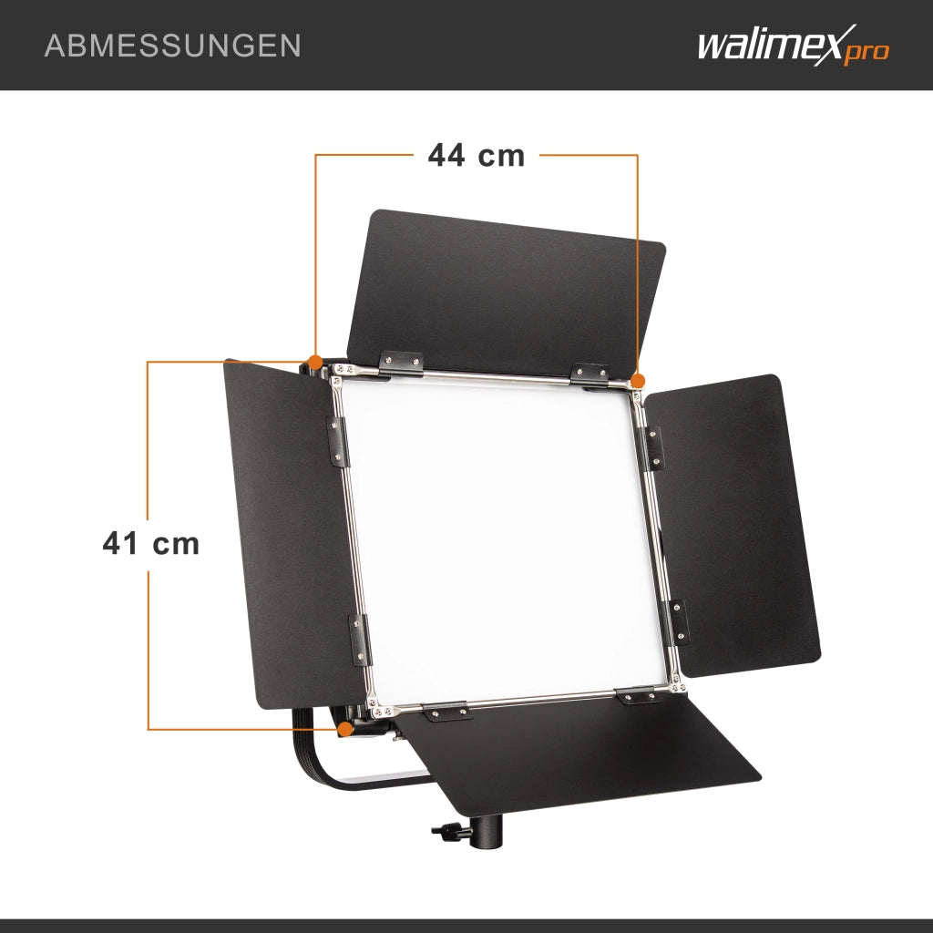 Rainbow Set 2 pannelli LED fotografia 100W e 2 cavalletti fotografici - Luce fotografica da studio con cambio colore RGBWW, illuminazione controllo tramite app, luce video bicolore