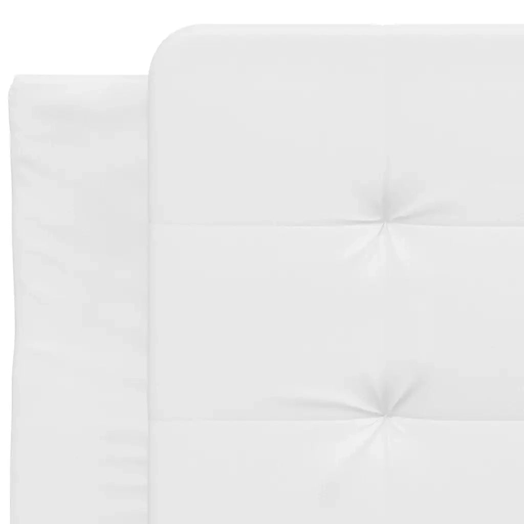 Giroletto senza Materasso Zadar Bianco 90x190 cm in Similpelle