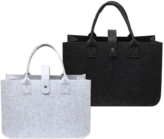 Borsa portaspesa riutilizzabile - Pieghevole - 2 pezzi - 30 x 20 x 18 cm - Sostiene l'uso riutilizzabile - Borsa da portare con sé