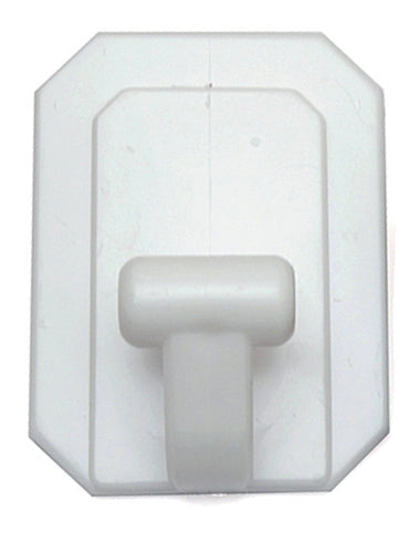 GANCIO ADESIVO GIGANTE PLASTICA 60X80 MM BIANCO- DIESSE- 25,0 pz