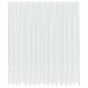 Tenda in Pizzo con tende Bianco 300 x 400 cm Poliestere