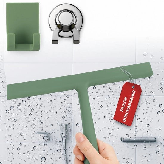 Wissatore in silicone per doccia accessori per doccia con supporto per vetro vetrifustigatore accessorio per doccia vetro vetrifustigatore professionale