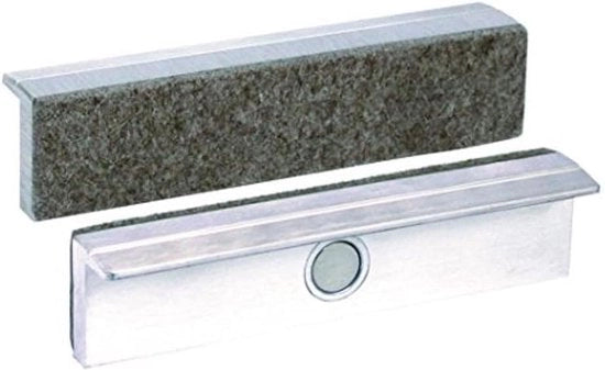 Banchetto rettangolare con schizzo di protezione - piano parallelo - magneti speciali integrati - 120 mm in alluminio - viti 113120