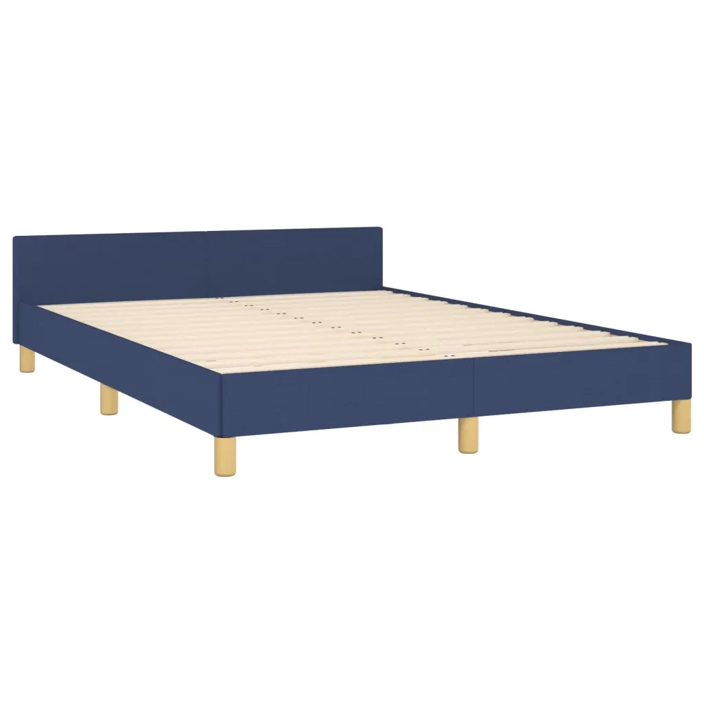 Giroletto senza Materasso Blu 140x190 cm in Tessuto 3125055