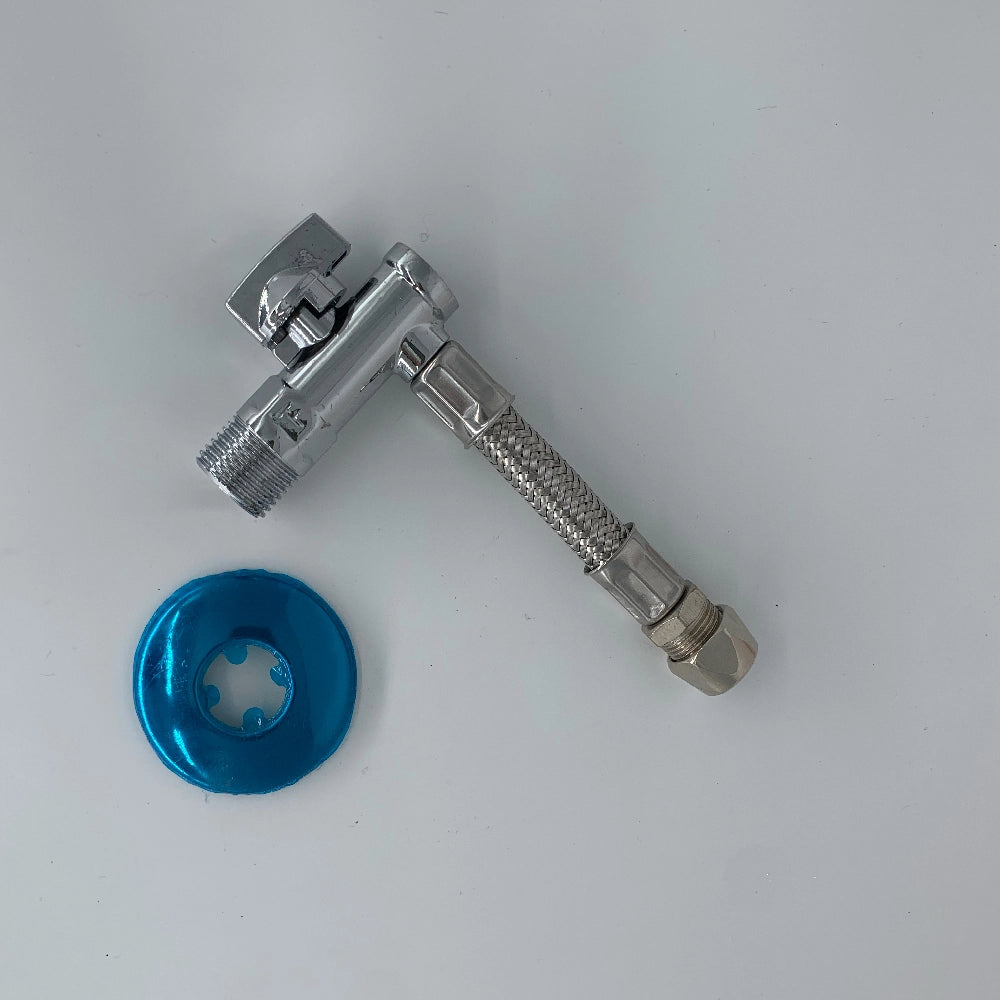 Rubinetto filtro sfera sottolavabo ottone cromato completo corpo metallo *** tipo attacco con flessibile, tipologia l...
