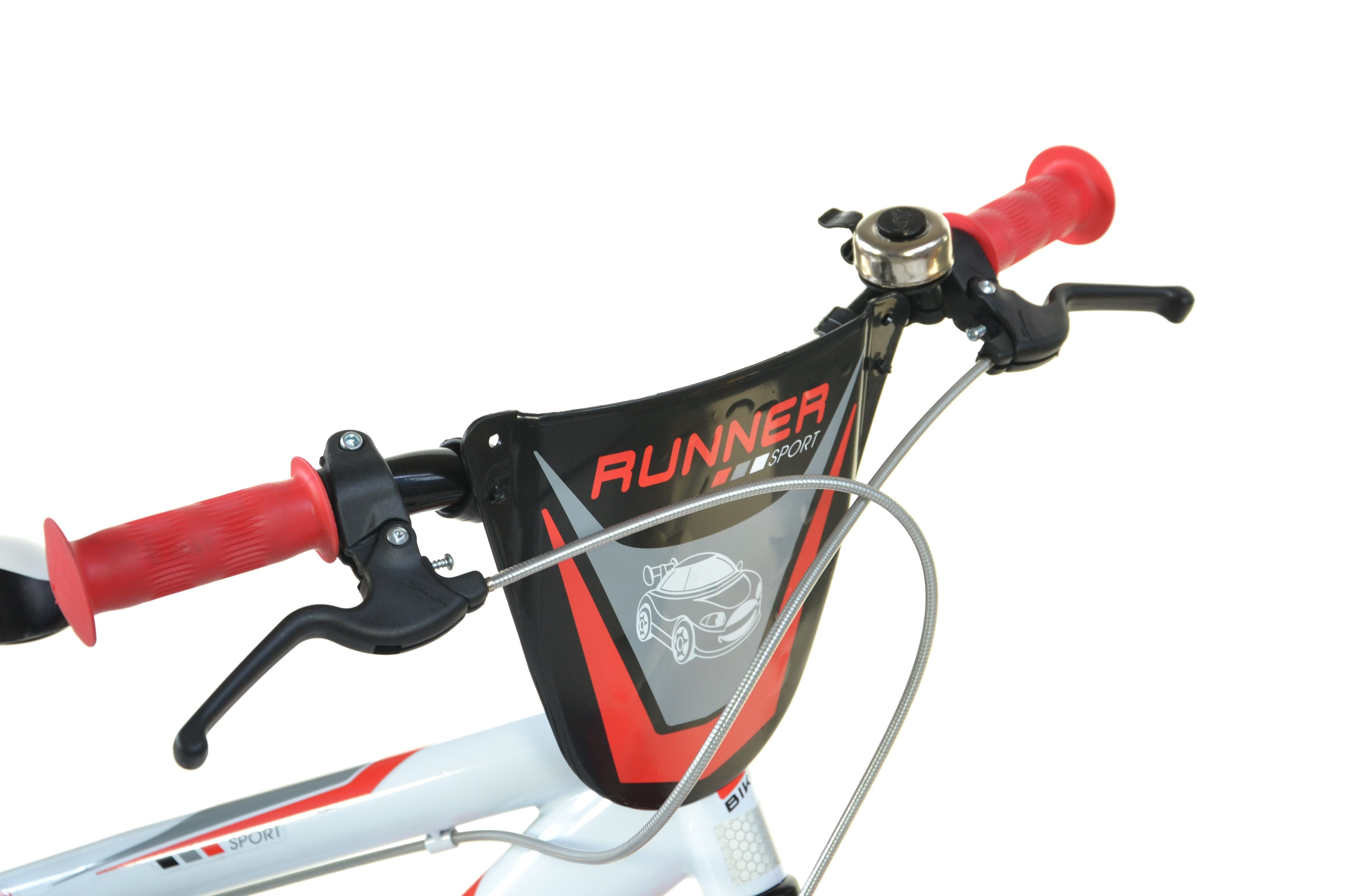SCH RUNNER 16", bicicletta per bambini, adatta a bambini tra i 5 e i 7 anni, per altezza tra 105 e 135 cm, concampanello