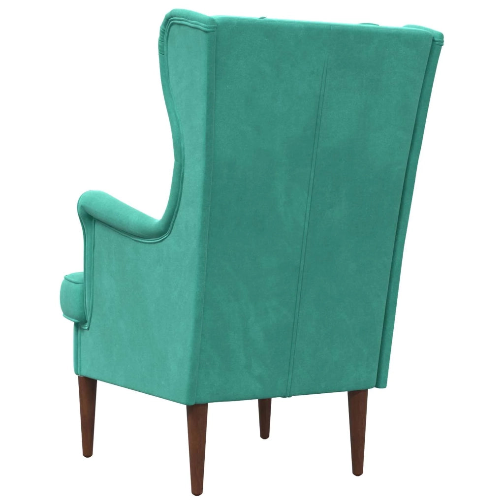 Poltrona Turchese Velluto