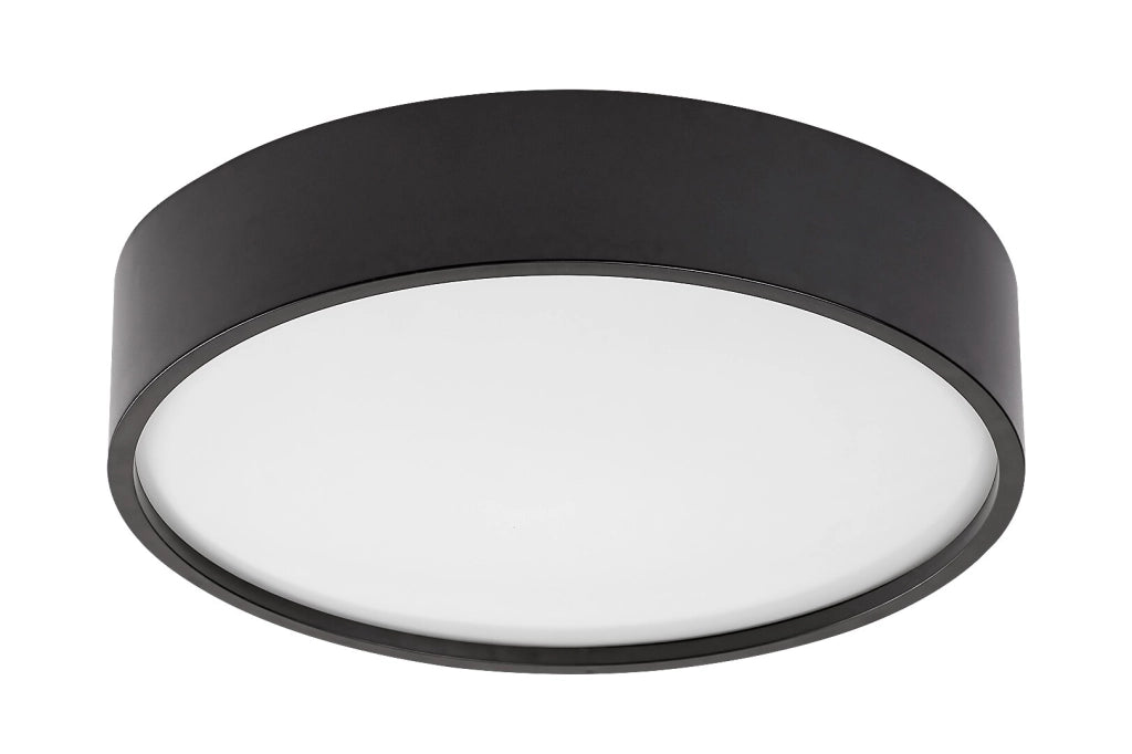 Plafoniera LED Rabalux Larcia 28,5cm 19W nera IP44