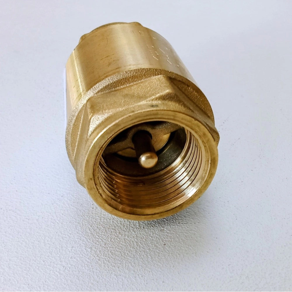 Valvola di ritegno europa ff in ottone da 1/2 otturatore in ottone