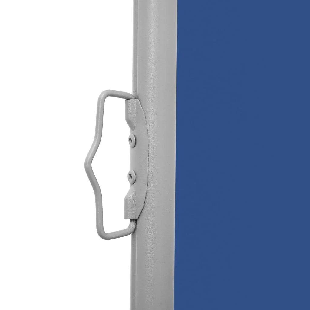Tenda da sole laterale retrattile/schermo privacy per patio giardino terrazza balcone 120 x 1000 cm blu 02_0007132