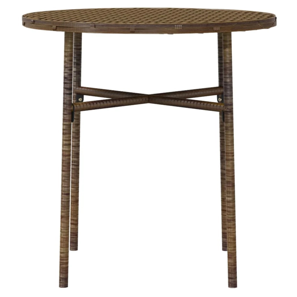 Set da pranzo da giardino per esterni 3 pezzi in resina di vimini marrone 02_0013689