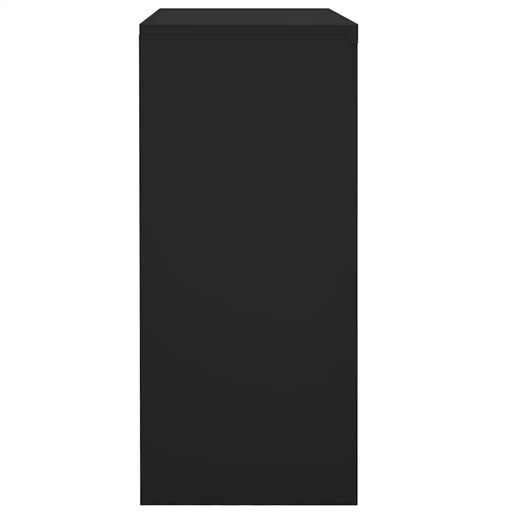 Armadio Ufficio Anta Scorrevole Antracite 90x40x90cm Acciaio 335953