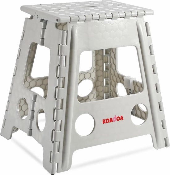 Scaffalete ripiegabile, 39 cm, 150 kg, altezza, antiscivolo, leggero, scaffalete pieghevole per cucina, bagno, camera da letto (grigio)
