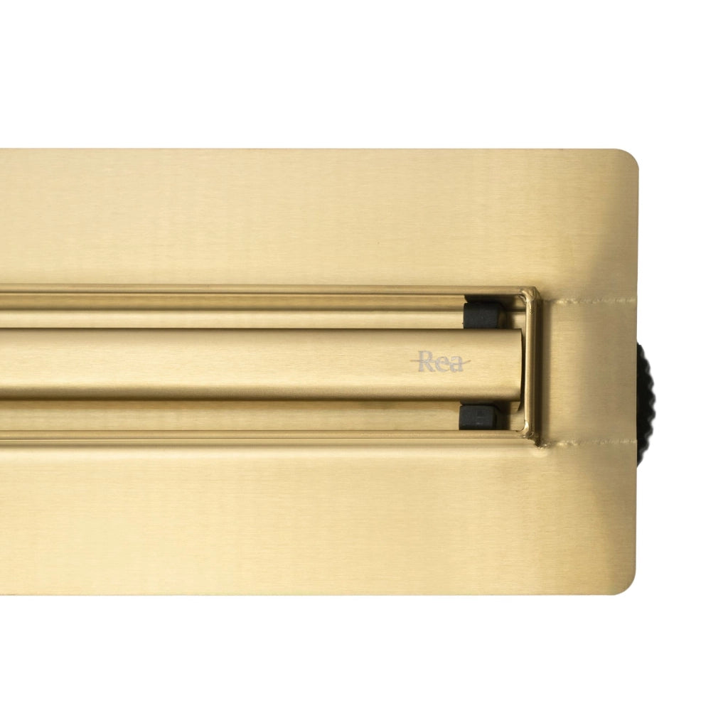 Scarico Lineare Rea Neox Slim Pro Brush Gold 70