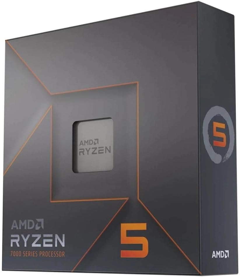 Processore AMD Ryzen 7 7700X (scheda grafica integrata Radeon, 8 cores/16 threads, 105W DTP, AM5 Socket, 40MB cache, Boost di Frequenza fino a 5.4 GHz max, senza ventole)