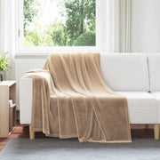Coperte da Pile 6 pcs Cammello 150 x 200 cm Panno