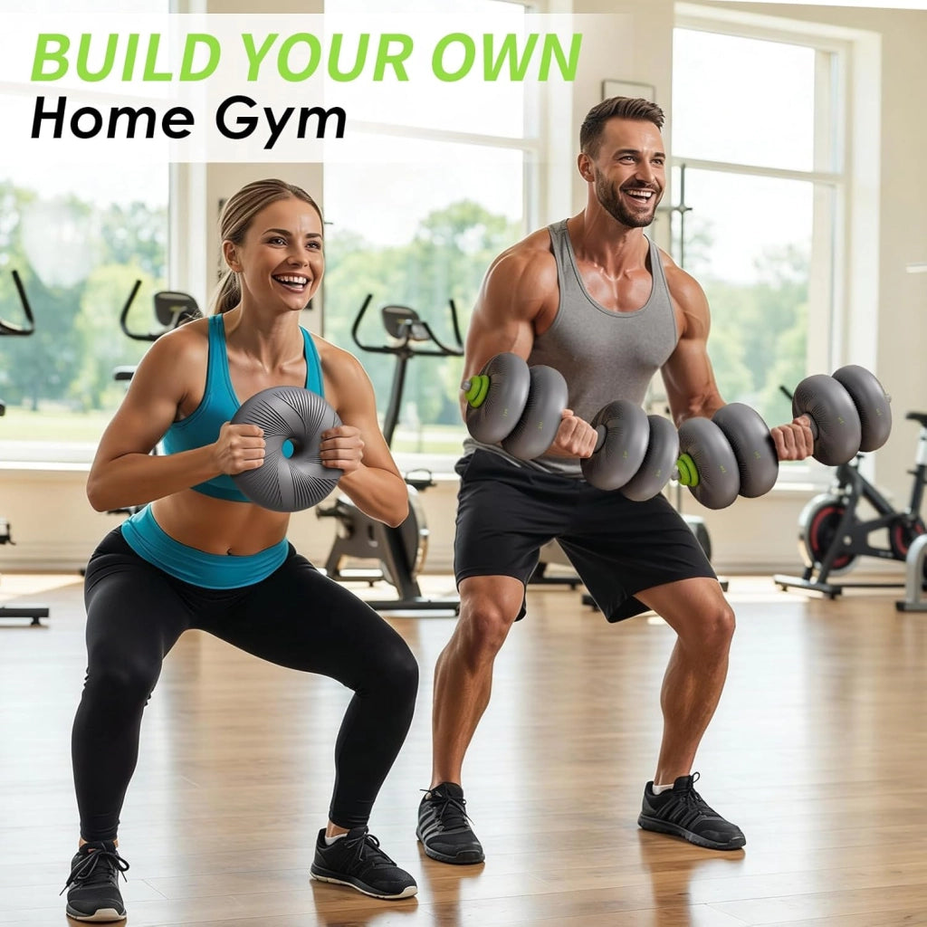 Set di Manubri Regolabili 4 in 1 Kettlebell, Bilanciere, 20 kg 25 kg Manubri Palestra a Regolazione Rapida Attrezzi Palestra Casa Supporto Flessioni per L'allenamento palestra di casa