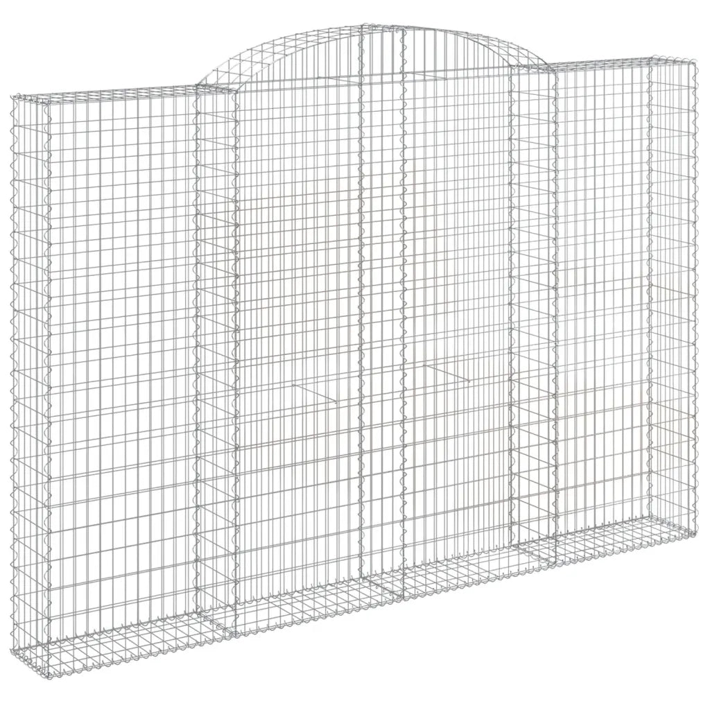 Cesti Gabbioni ad Arco 3 pz 300x30x200/220 cm Ferro Zincatocod mxl 100108