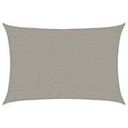 Vela Parasole | Telo Ombra | Vela da ombra 160 g/m2 Rettangolare Grigio Chiaro 2,5x3,5m HDPE