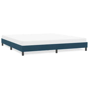Giroletto senza Materasso Blu Scuro 180x210 cm in Velluto 4101371
