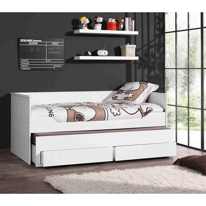 Vipack Set di Mensole a Muro Robin 2 pz in Legno Bianche 442737