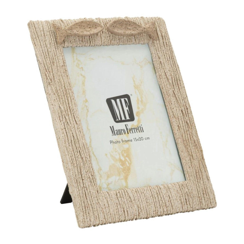 Portafoto VKH1001, Beige, Poliresina, 21x2,8x26,5 cm